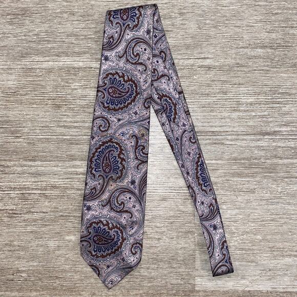 Men’s Britches of Georgetowne 100% Silk Pailsey Tie - Picture 1 of 3